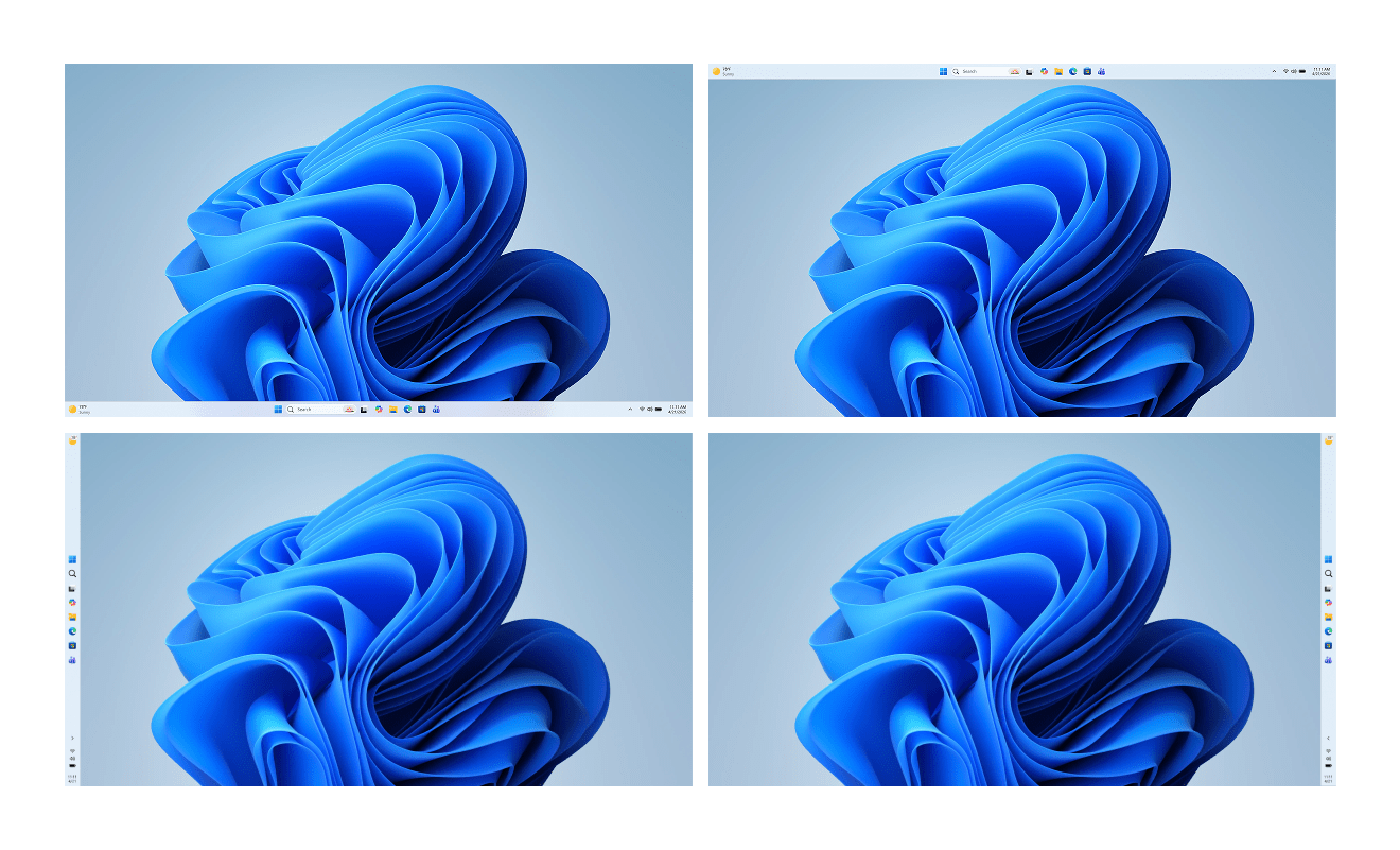 Görev çubuğu özgürleşti, ekranı kişiselleştir şimdi!