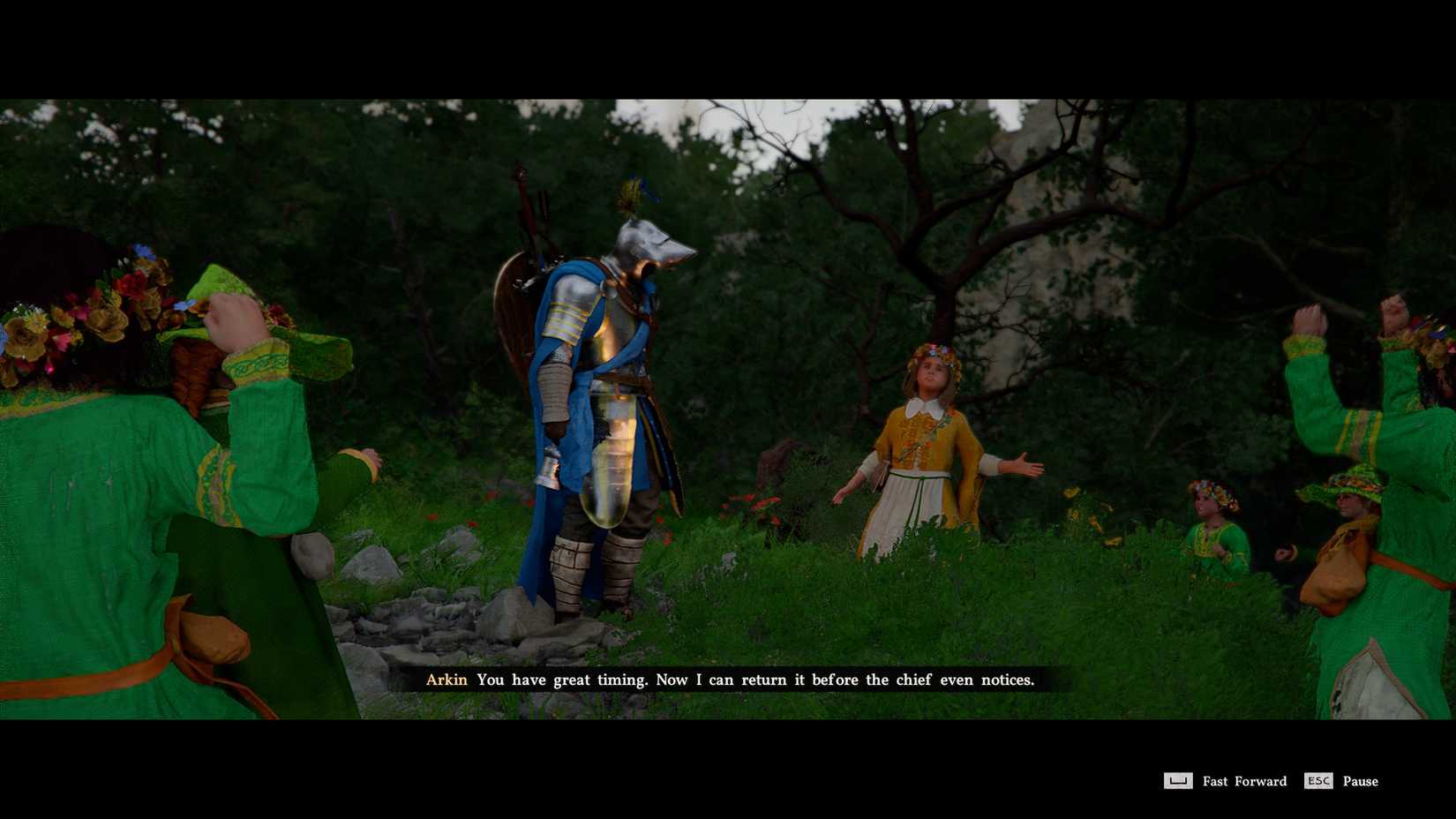 Çömlekler, dartlar, gizemli orman ve beklenmedik karşılaşma