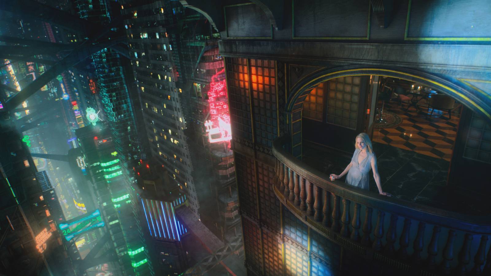 Neon ışıklar, distopik gelecek, umutsuzluk ve teknoloji