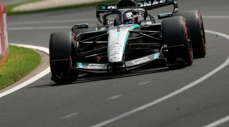 Görsel: Mercedes'in Avustralya Grand Prix'deki performansı Alt metin önerileri: Hız