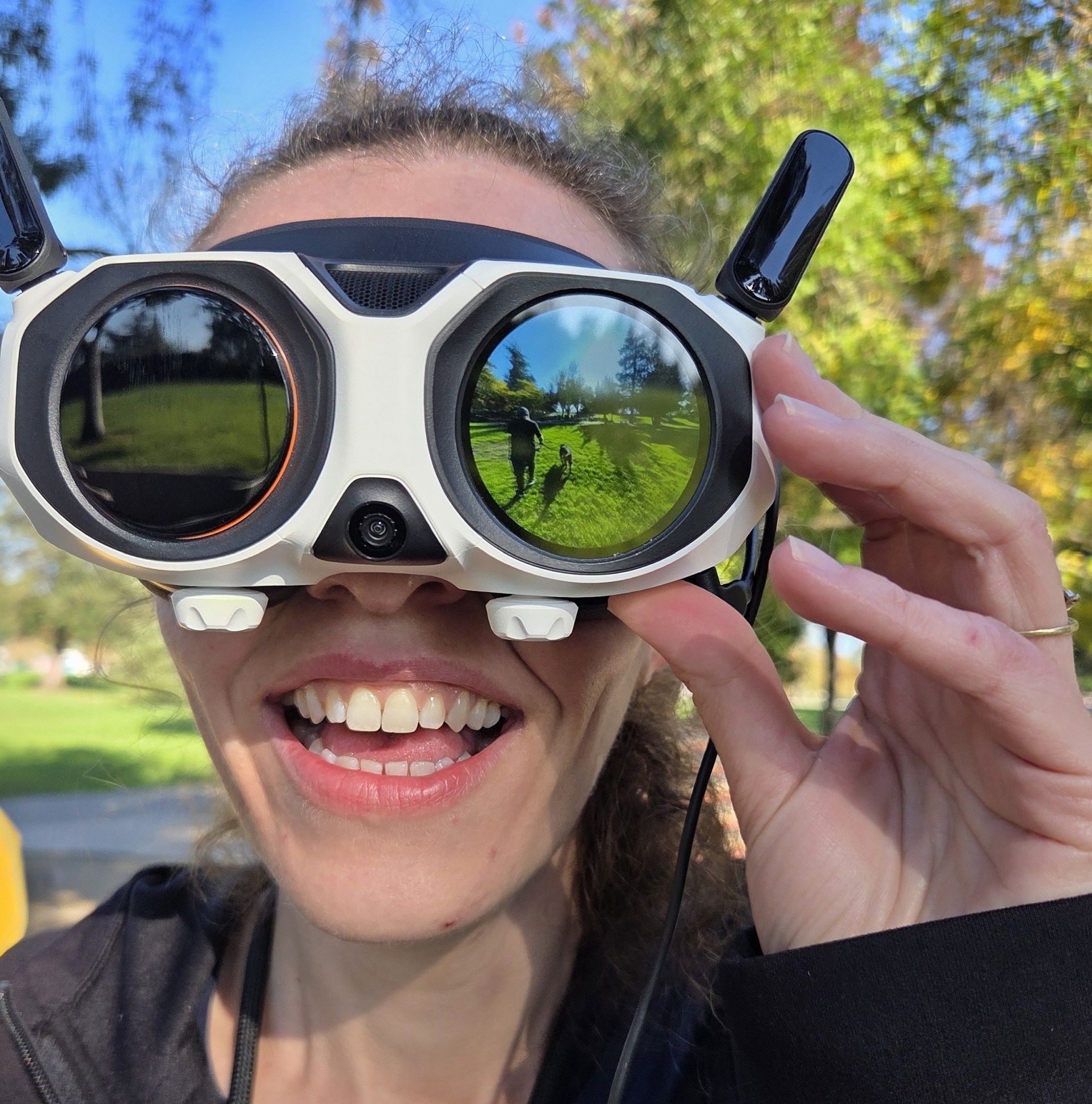 Gökyüzünde dans eden görüntü, yeni bakış açısı yakala