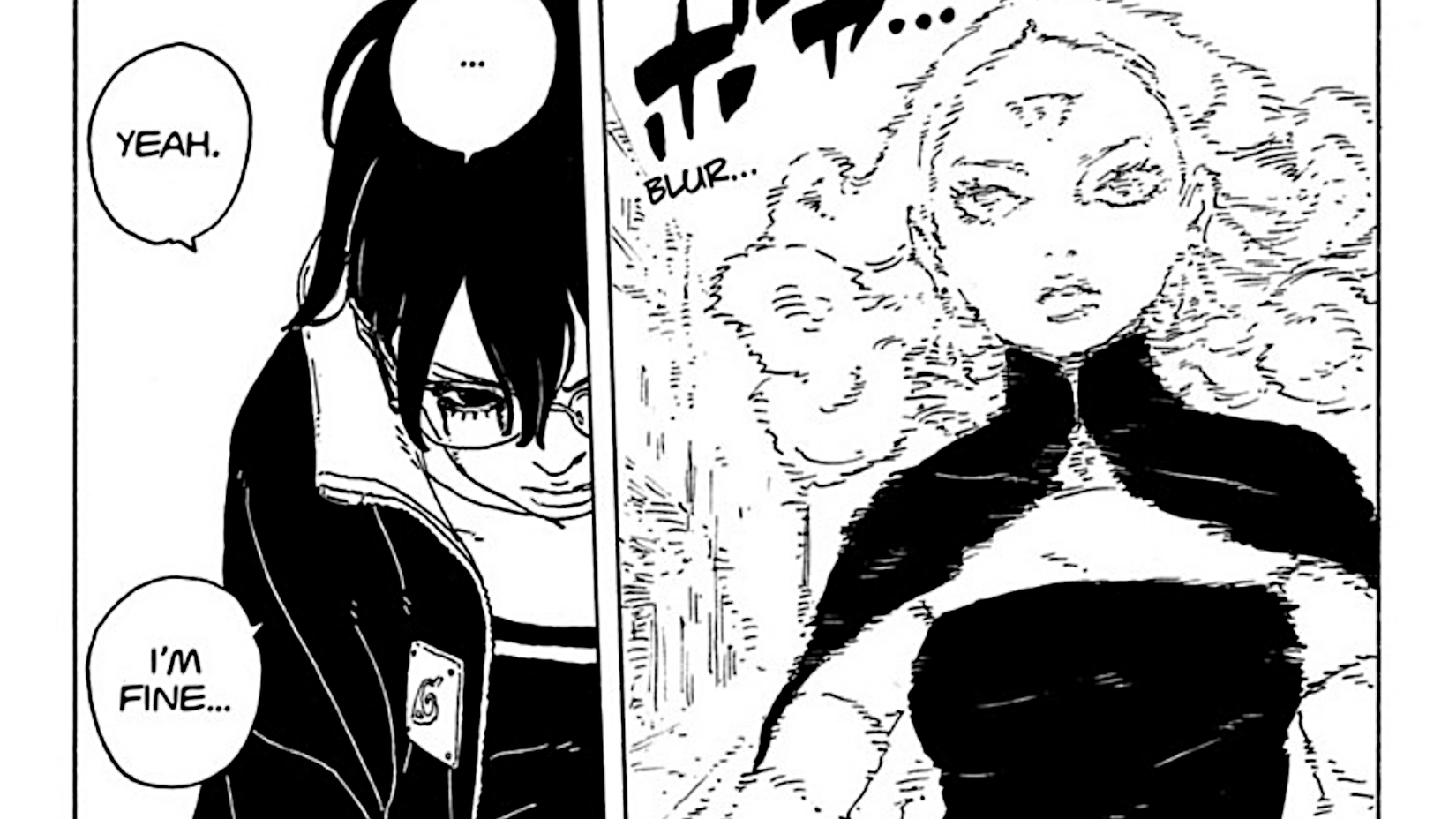 Gelecek nesil Uchiha gücü, gözler Sarada'da