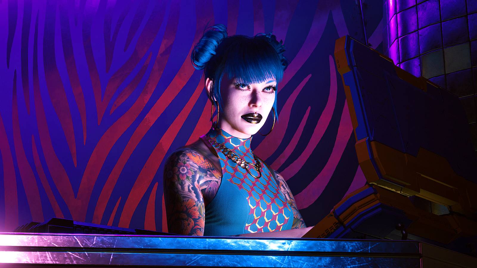 Neon ışıklar altında hızlı aksiyon ve adrenalin dorukta