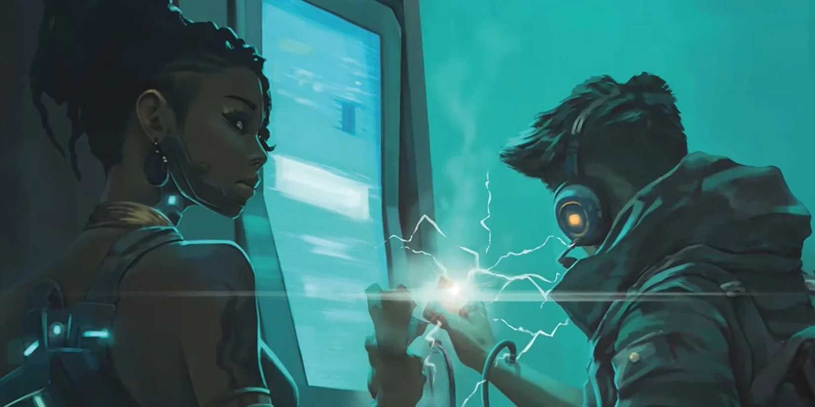 Neon ışıklar, gece, dostluk, aksiyon, geleceğin izleri