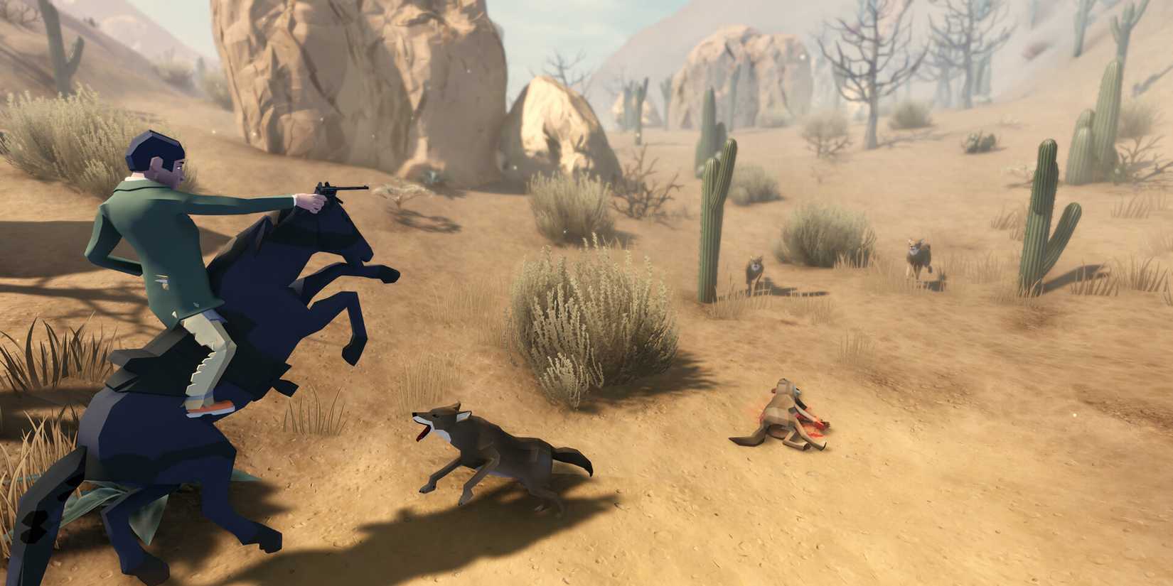 Vahşi batıda inşa et, keşfet, hayata tutun, efsaneleş