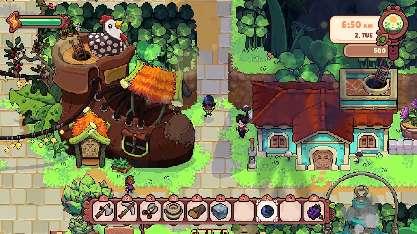 Minik dünya, huzur, büyü, tarım, keşif, sıcak atmosfer