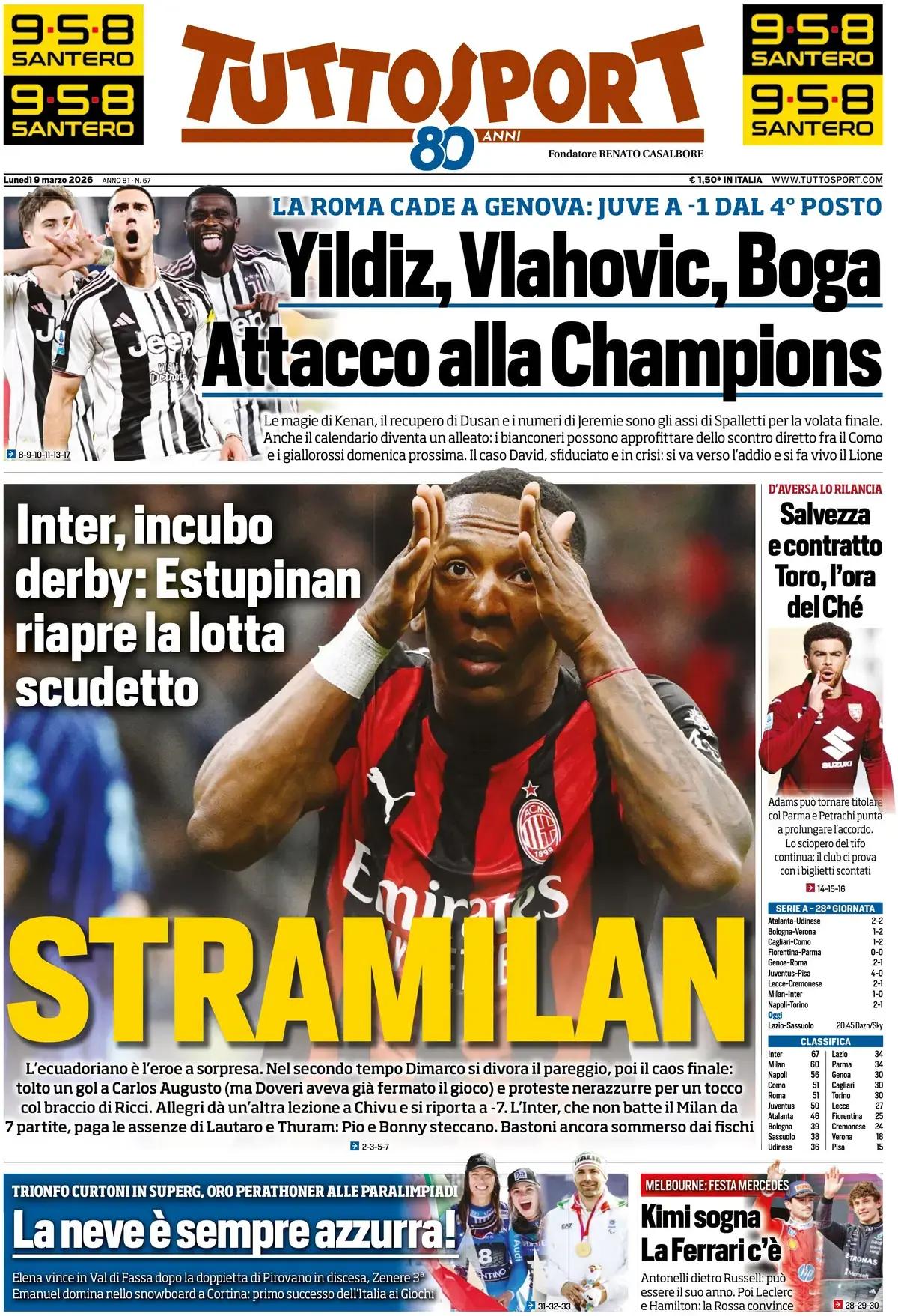 Kırmızı-siyah umut, Milano derbisini kazandı!