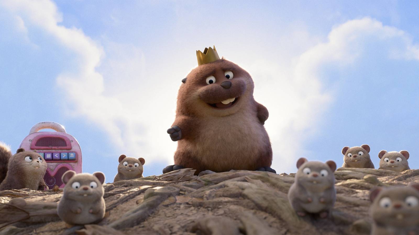 Robot dostluk, umut dolu gezegen, renkli macera