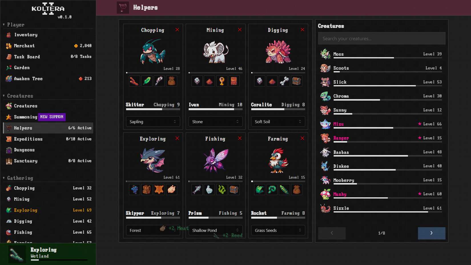 Sevimli canavarlar, keşif ve ücretsiz eğlence!