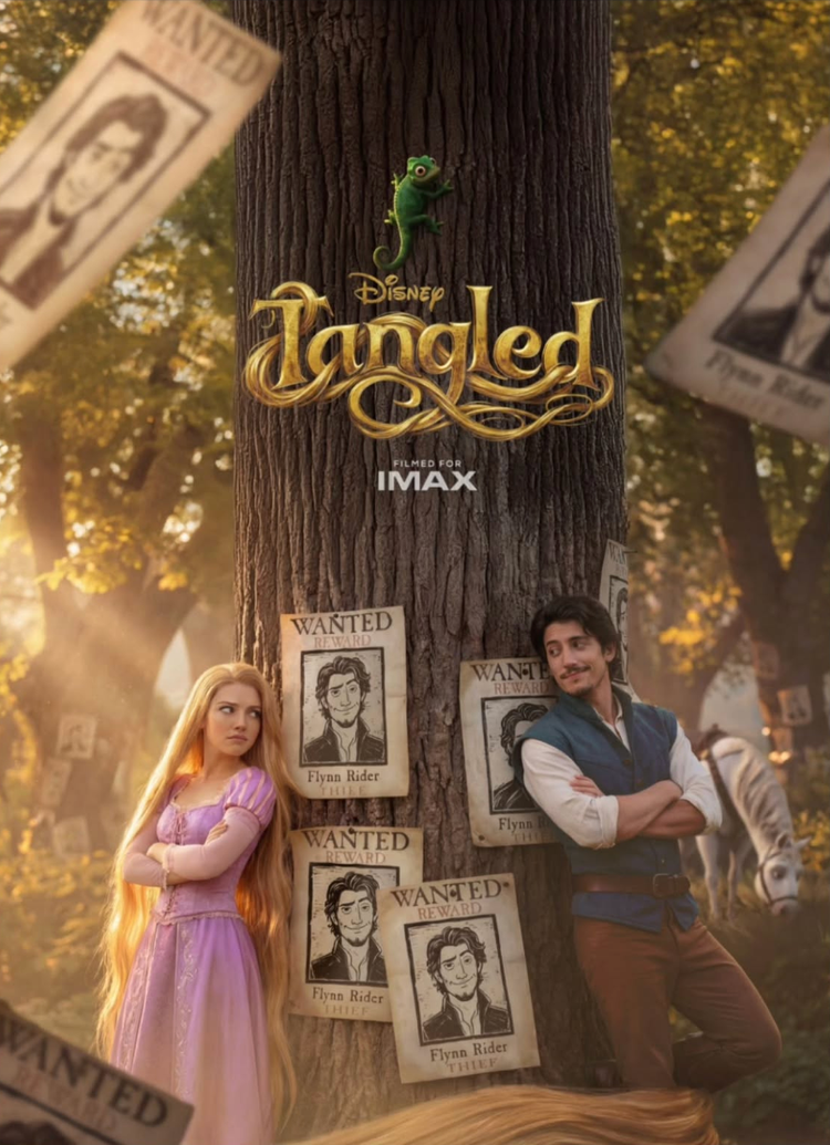 Rapunzel ve Flynn'ın genç yorumu göz kamaştırıyor!