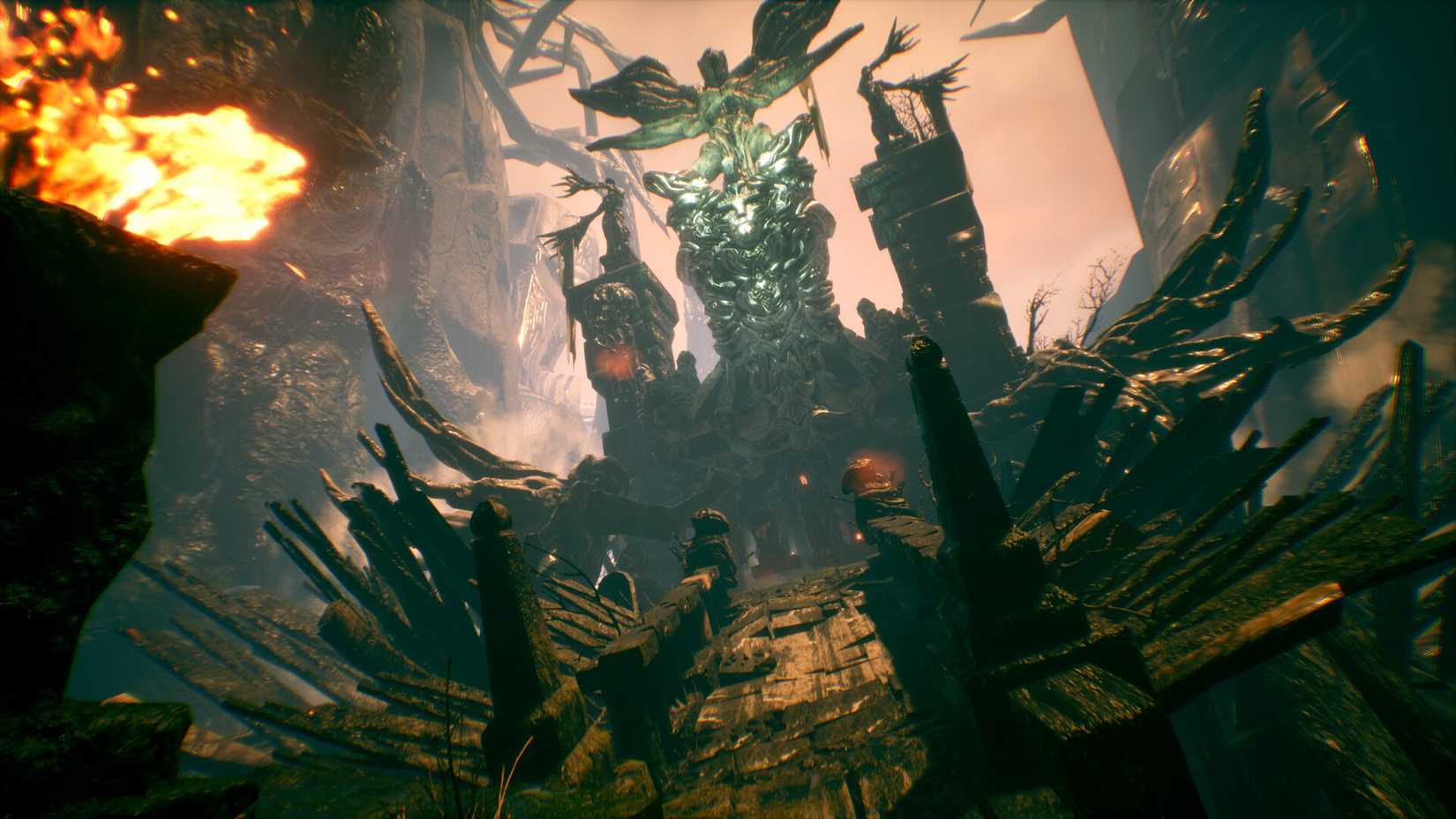 Küllerle örtülü, umutsuz gelecek Keşfet, savaş, hayatta kal