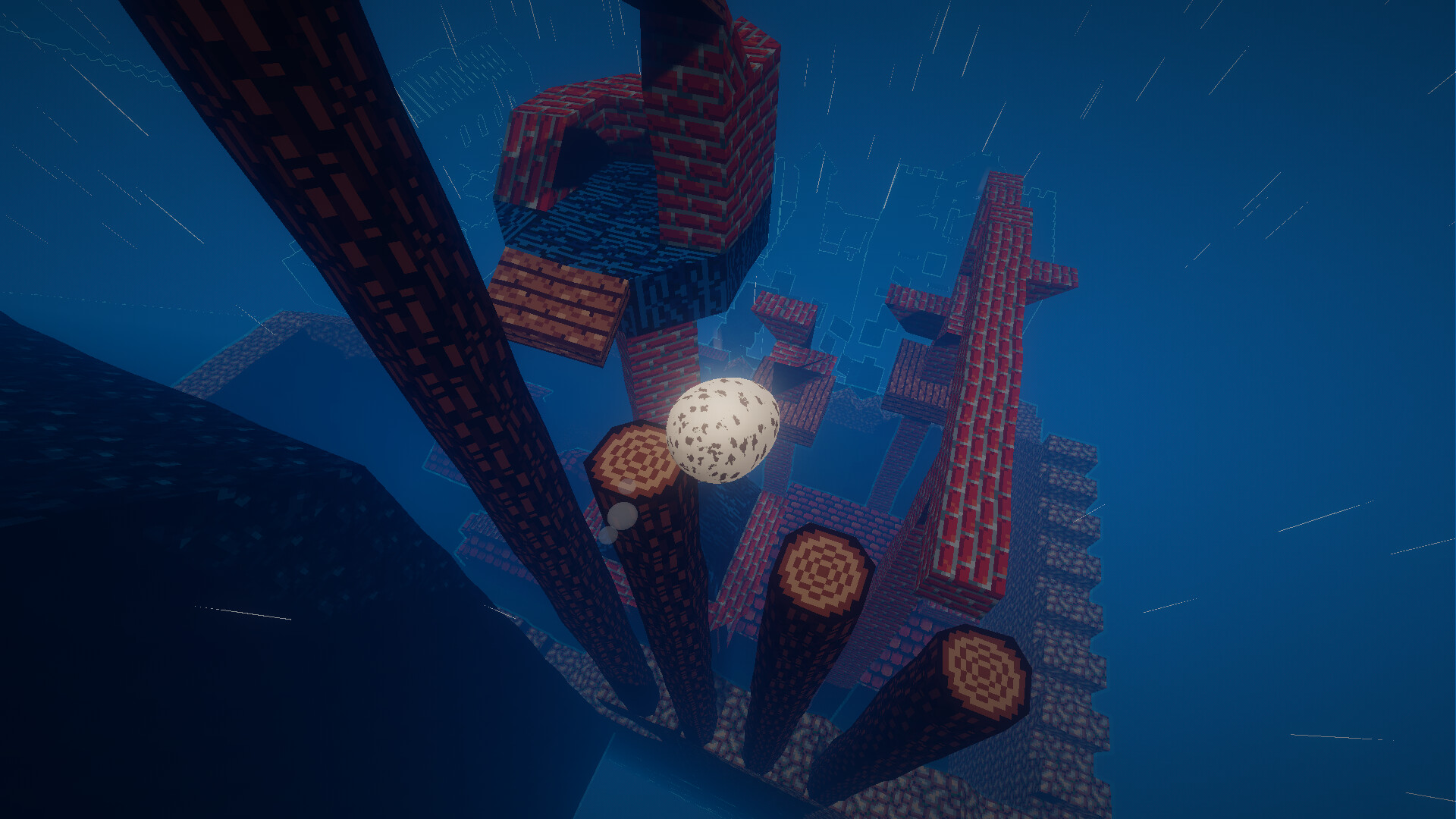 Yumurta yuvarlanıyor, engeller aşıyor, zevk veriyor