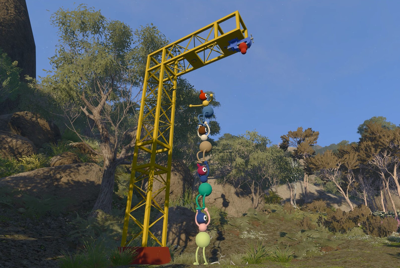 Yürüyüş simülasyonu, huzur verici manzara, beklenmedik deneyim