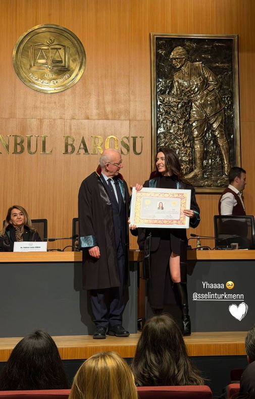 Çimen'den avukatlığa, yeni bir başlangıç hayırlı olsun!