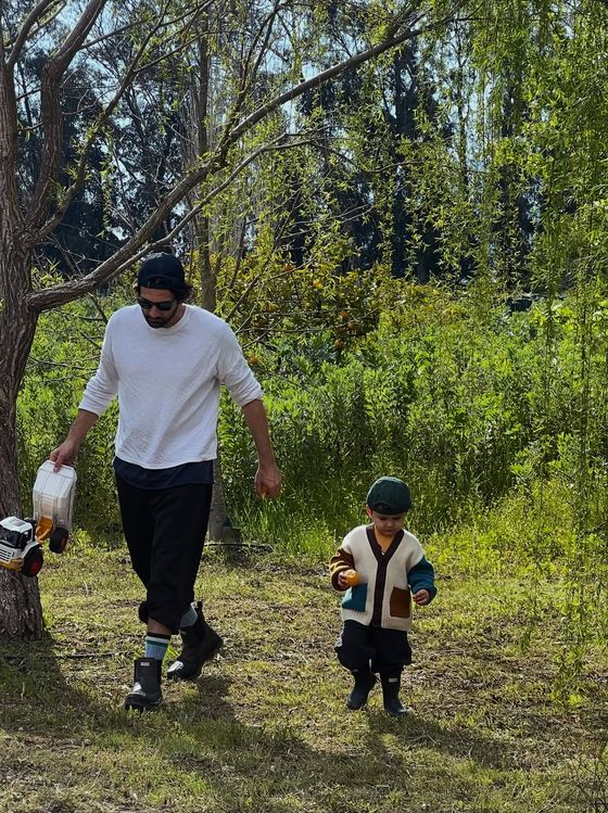 Doğa, baba sevgisi, minik adımlar, huzur dolu anlar