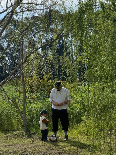 Doğa, baba sevgisi, huzur ve minik adımlar
