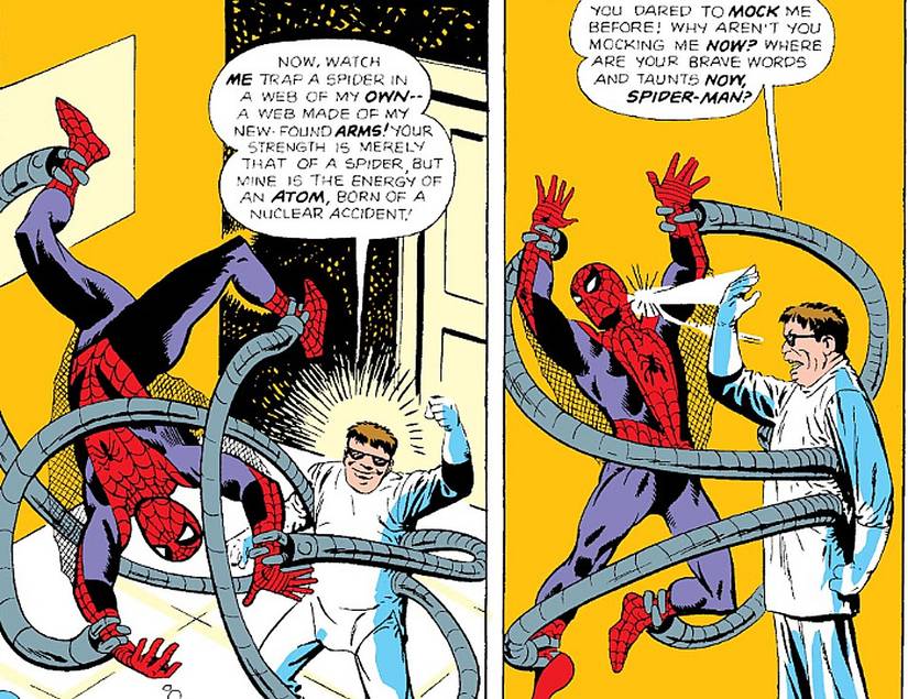 Sekiz kol, zeka, kötülük ve örümcek adamın rakibi